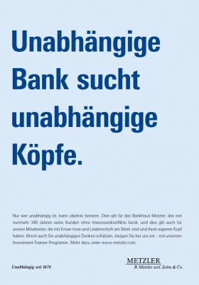 Bankhaus Metzler (B. Metzler seel. Sohn & Co. KGaA)